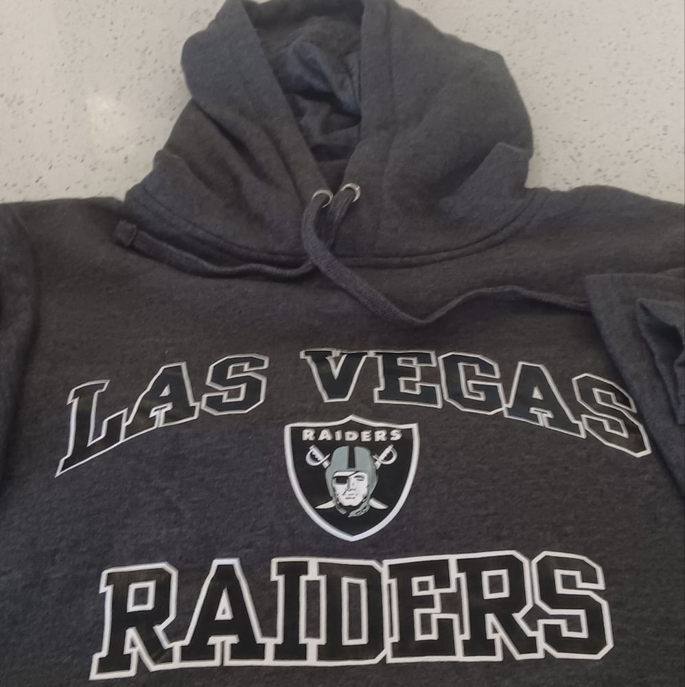 Dark Gray Raiders Hoodie. Brand NEW!